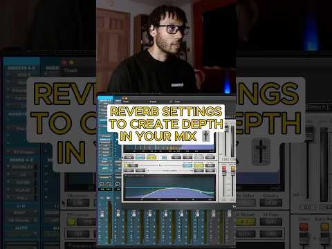 Reverb settings create depth for the nerds 🎚️. #mixtips #mixingengineer #mixengineer #audioengineer