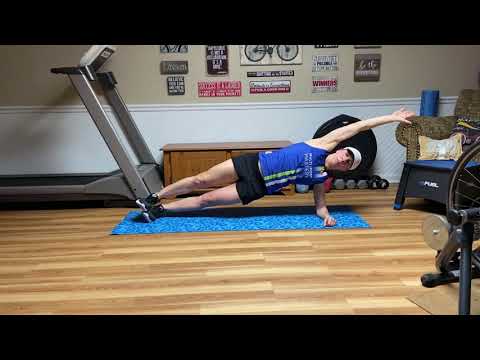 Dryland: Side Plank with Knee Tap