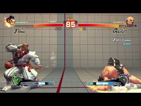 Thursday Night Ranbats SSFIV AE 2012: Hoodaman (E-Honda) vs. Almakashi (Gouken)