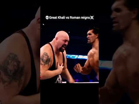 great Khali save Roman reigns Great Khali impossible help 💀☠️