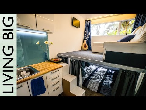 Spectacular 20ft Off-The-Grid Tiny Shipping Container House