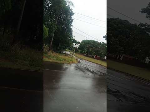 Olha a chuva aqui em Cianorte Paraná,,Que delícia chuva bem mansinha.