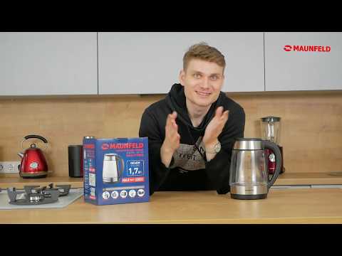 Миниатюра изображения товара Электрочайник Maunfeld MGK1710GS (прозрачное стекло)