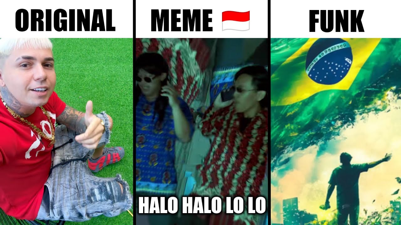 Montagem Bailao Original vs Funk vs Meme Indo Parody
