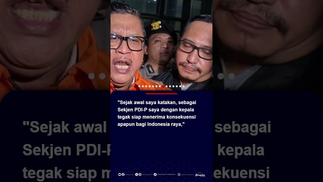 Resmi Ditahan, Hasto: Ini Momentum KPK Periksa Keluarga Jokowi #jokowi #hastokristiyanto #kpk