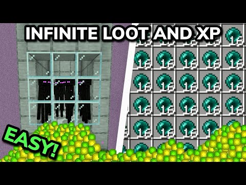 SIMPLE 1.21 ENDERMAN XP FARM TUTORIAL for Minecraft Bedrock and Java