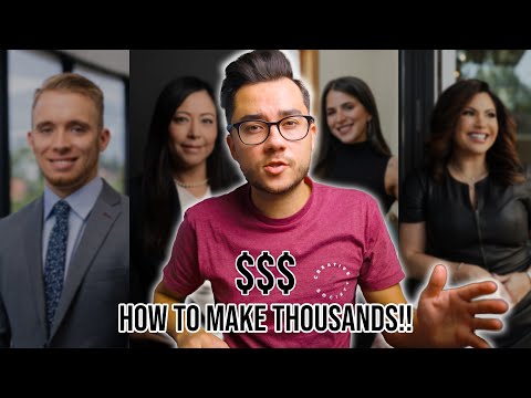 How to Make THOUSANDS $$ with Headshot Photography - Pricing Breakdown, Examples, & Tips!!