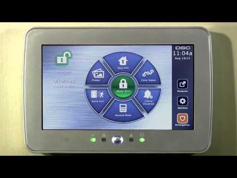 DSC PowerSeries TouchScreen Keypad PTK5507) Overview