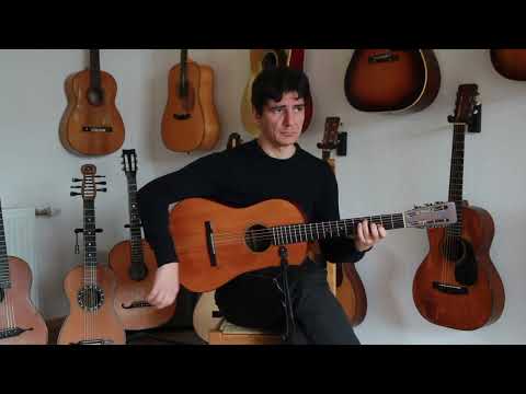 Ditson Style 11 (Martin built) 1916 - Martins first Dreadnought guitar - piece of history + video image 14
