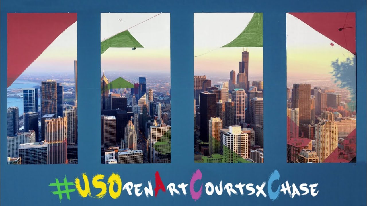 US Open Art Courts x Chase: Meet Artist Justus Roe