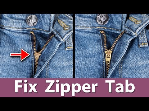 How to Fix a Zipper Tab in A Fly Zipper