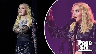 Madonna says ‘it’s a f–king miracle’ she’s alive after hospitalization, still doesn’t ‘feel well’