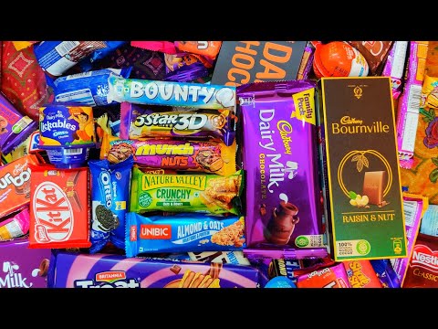 lot's of Chocolates Dairy milk, Oreo, munch, kitkat, Dark fantasy, Snickers, skittels, 5star3D