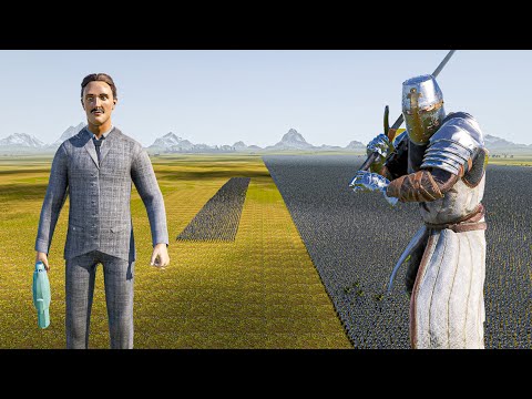 5000 NIKOLA TESLA vs 1 MILLION HEAVY KNIGHTS - Ultimate Epic Battle Simulator 2 UEBS 2