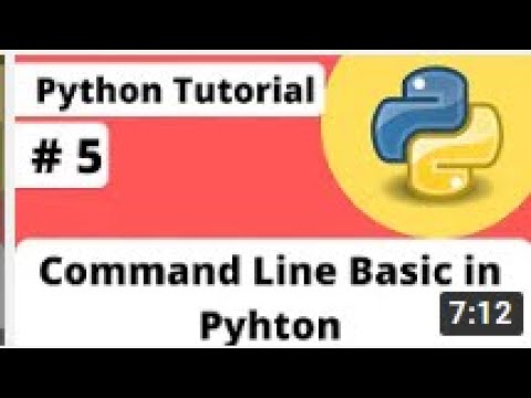 Let 5 Command Line Basic In Python Python Tutorial For Beginner Green Life