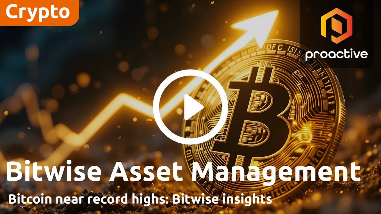 Bitwise Asset Management on Bitcoin near record highs, reduced volatility, NEAR Staking ETP launch