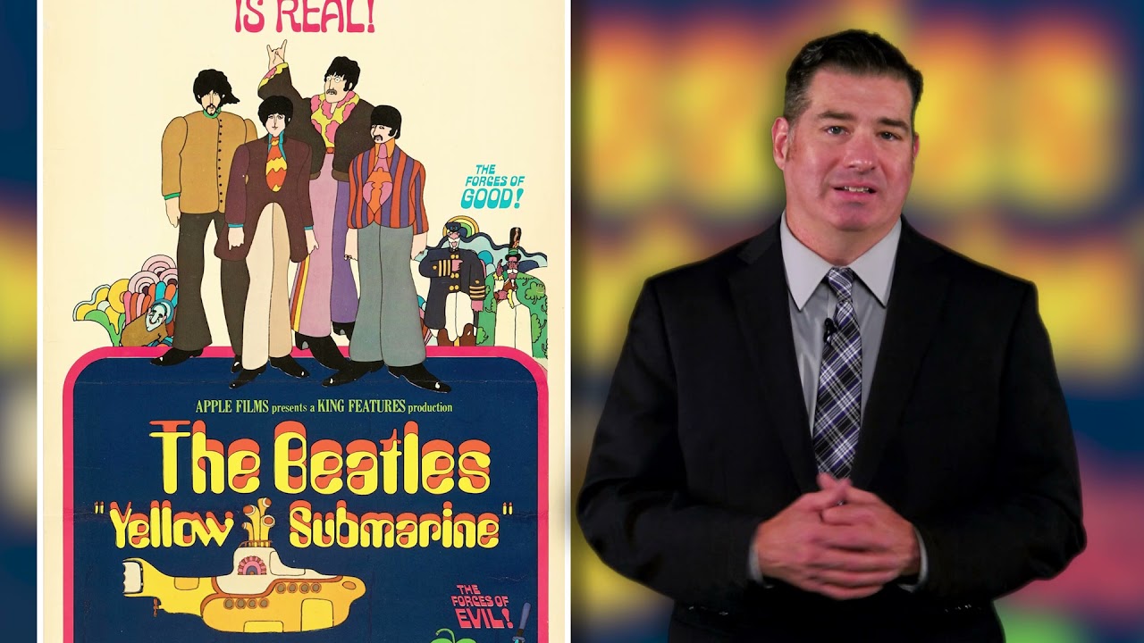 Original 1968 “Yellow Submarine” Beatles Poster