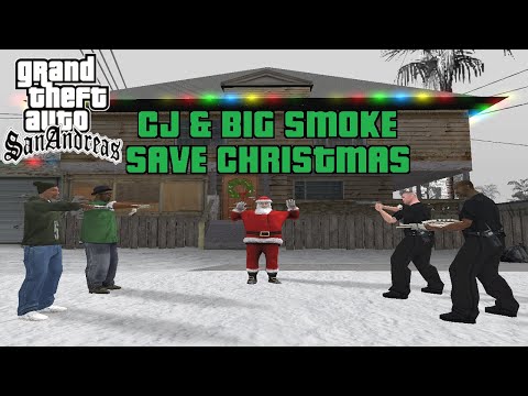 CJ and Big Smoke Save Christmas (GTA: SA Machinima)