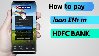 How to pay loan emi in hdfc bank | hdfc bank loan emi payment online