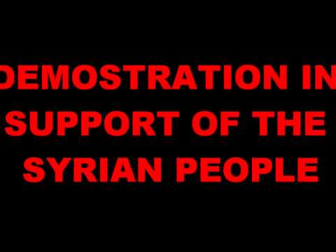 demostration for Syria, 26-06-2011 at 12 o´clock in Sol