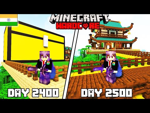 I Survived 2500 Days In Jungle Only World Minecraft Hardcore(Hindi)