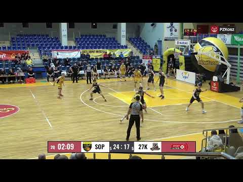 Trefl 1LO Sopot - JBL 27 Katowice (highlights)