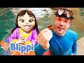 Blippi S Waterpark Treasure Hunt BEST OF BLIPPI TOYS Educational Videos For Kids