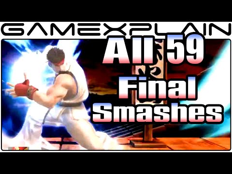 All 59 Final Smashes in Smash Bros Wii U (Includes DLC!)