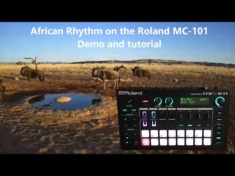 African Rhythm on the Roland MC-101 - Demo and Tutorial