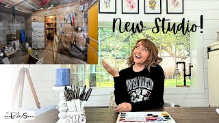 🤯 NO ONE Believed I could turn THIS into my Art Studio….Most SHOCKING Before and After EVER!