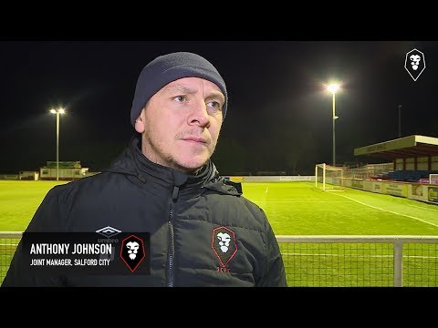 Brackley Town 4-0 Salford City - Anthony Johnson post match interview - FA Trophy