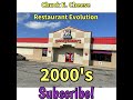 Chuck E Cheese Restaurant Evolution