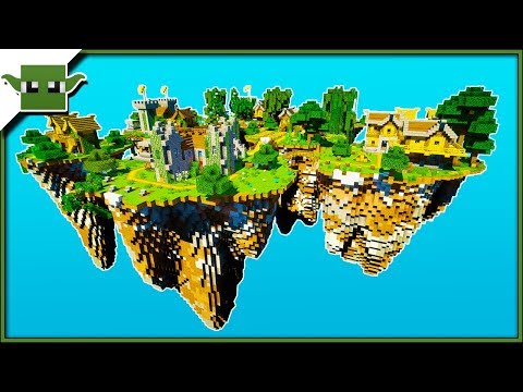 andyisyoda - Minecraft Floating Island EXTREME Village Transformation