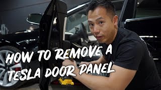 How to Remove the Front Door Panels of the Tesla Model 3