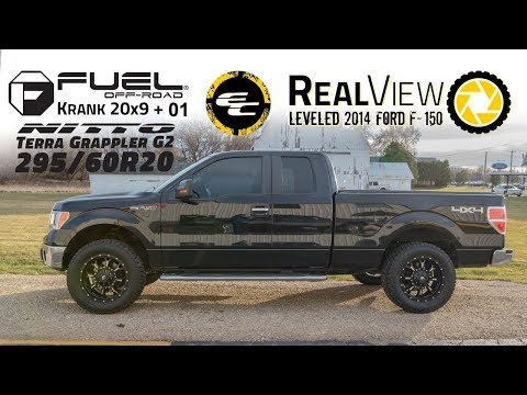 RealView - Leveled 2014 Ford F-150 w/ 20x9 Fuel Offroad Kranks & 295/60 Nitto G2s