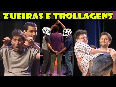 Zueiras e Trollagens no palco do Improvável