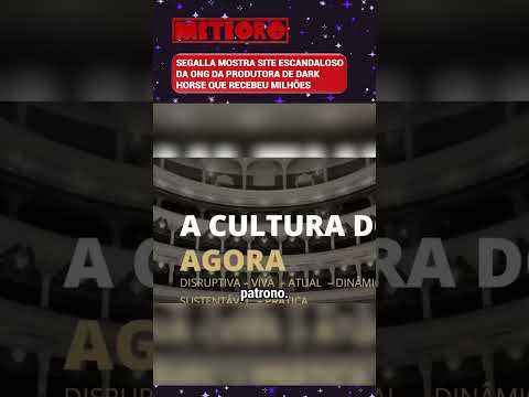 SEGALLA MOSTRA SITE ESCANDALOSO DA ONG DA PRODUTORA DE DARK HORSE QUE RECEBEU MILHÕES
