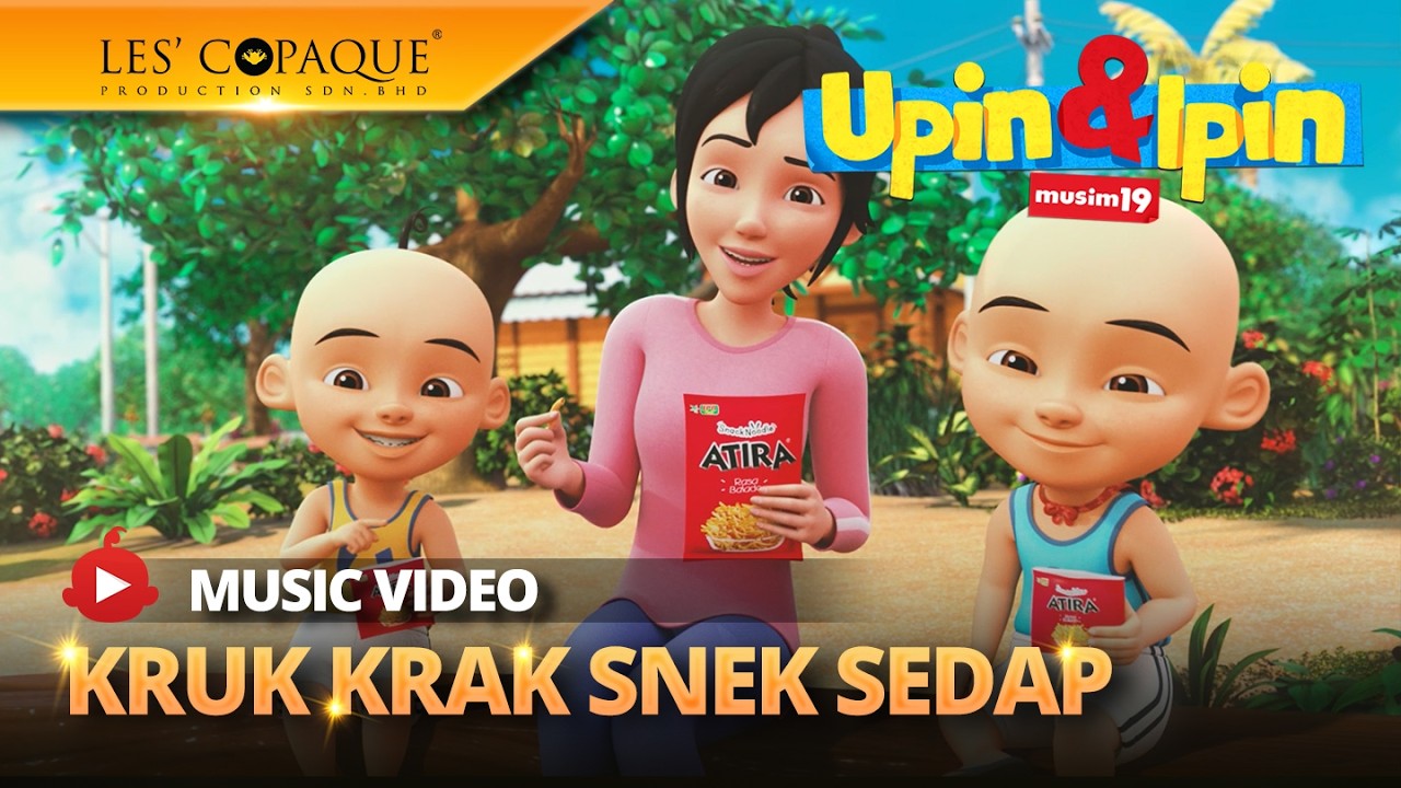 Upin & Ipin - Kruk Krak Snek Sedap [Music Video + End Credit]