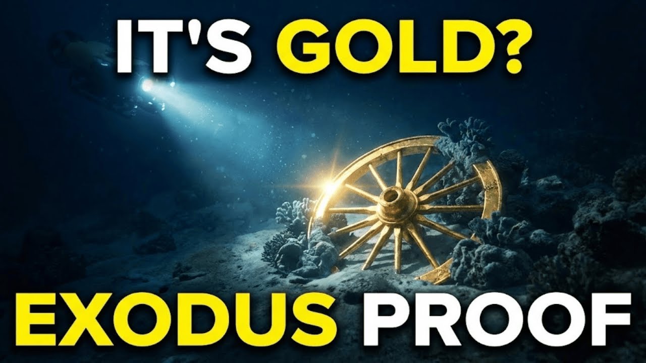 Pharaoh’s Chariot Wheel FOUND Beneath the Red Sea – A Chilling Prophecy Is Unfolding!