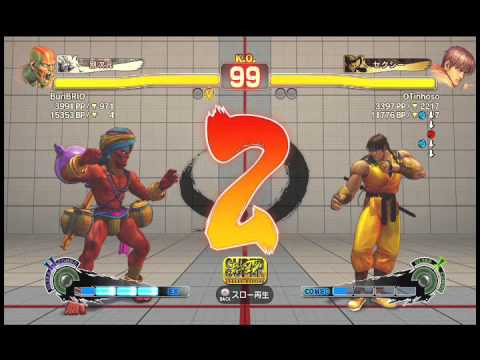 SSF4AE BuriBRIO (Dhalsim) vs OTinhoso (Guy)