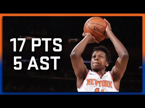 Frank Ntilikina Full Highlights Knicks vs Cavaliers 4.9.18 - 17 Points, 5 Assists (Career High)