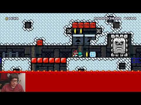 Bowser's Crumbling Castle (Hard) - Super Mario Maker 2