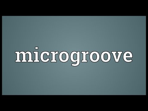 Microgroove Meaning
