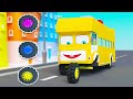 School Bus Where Are You Baby Shark Wheels On The Bus Nursery Rhyme Song Collection Kids USA