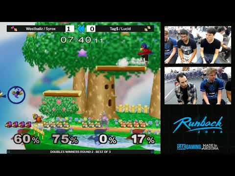 Runback 2018 Doubles WR2 - Westballz/Syrox (Red) vs Tag$/Lucid (Blue)