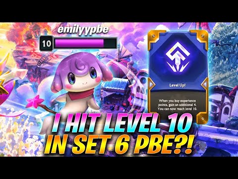 I HIT LEVEL 10 IN SET 6 PBE?! TFT SET 6 Guide I Teamfight Tactics SET 6 PBE emilyywang