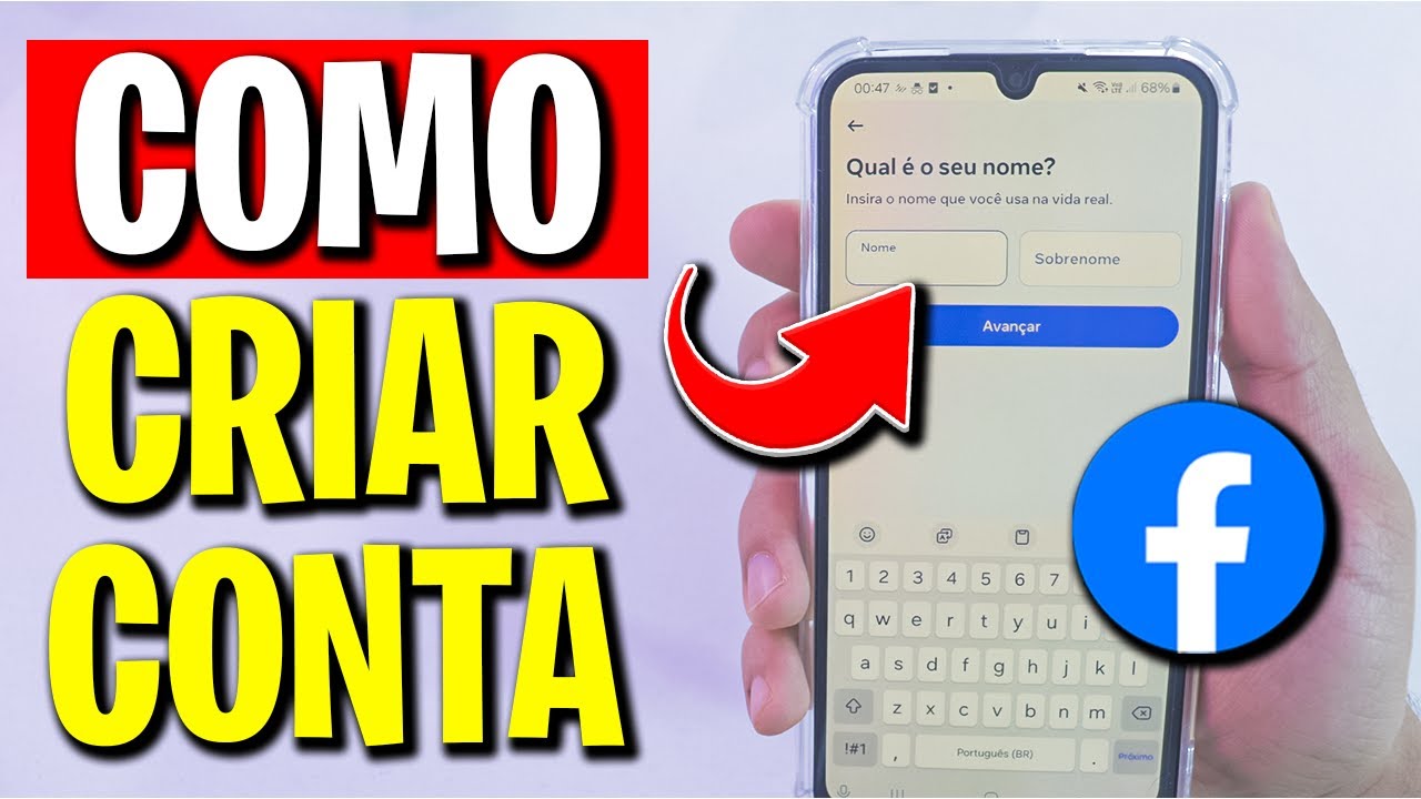 Como CRIAR CONTA no FACEBOOK (Rápido e Fácil✅)