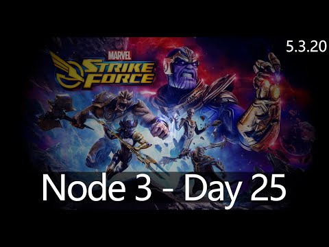 Dark Dimension 3 - Dread the Darkness - First Run - Node 3 - Day 25 - MARVEL STRIKE FORCE - 5.3.20