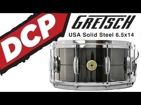 Gretsch USA Solid Steel Snare Drum 6.5x14
