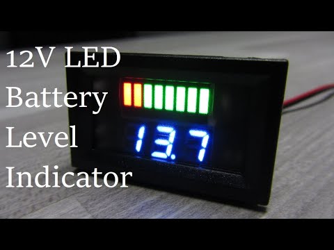 12V Battery LED Level Indicator Bar